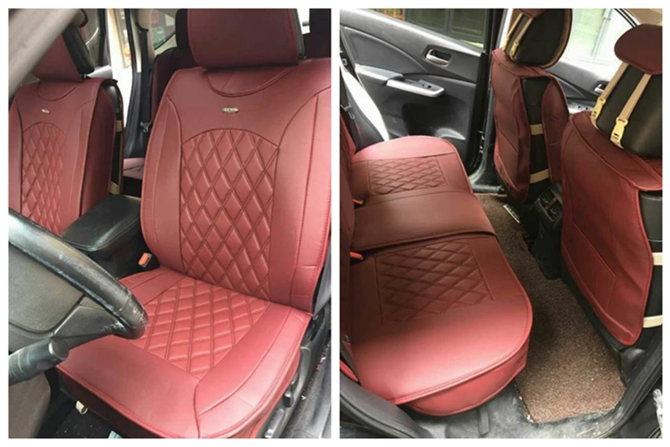 Набор чехлов для автомобильных сидений для VW Volkswagen Passat b5 b6 b7 b8 golf 4 golf 5 golf 6 golf 7 polo tiguan touareg Amarok Dacia duster