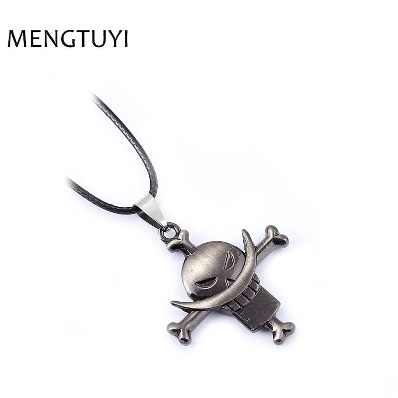 J Store аниме сувенирная цепочка белая борода Эдвард Ньюгейт подвеска кожаный чокер