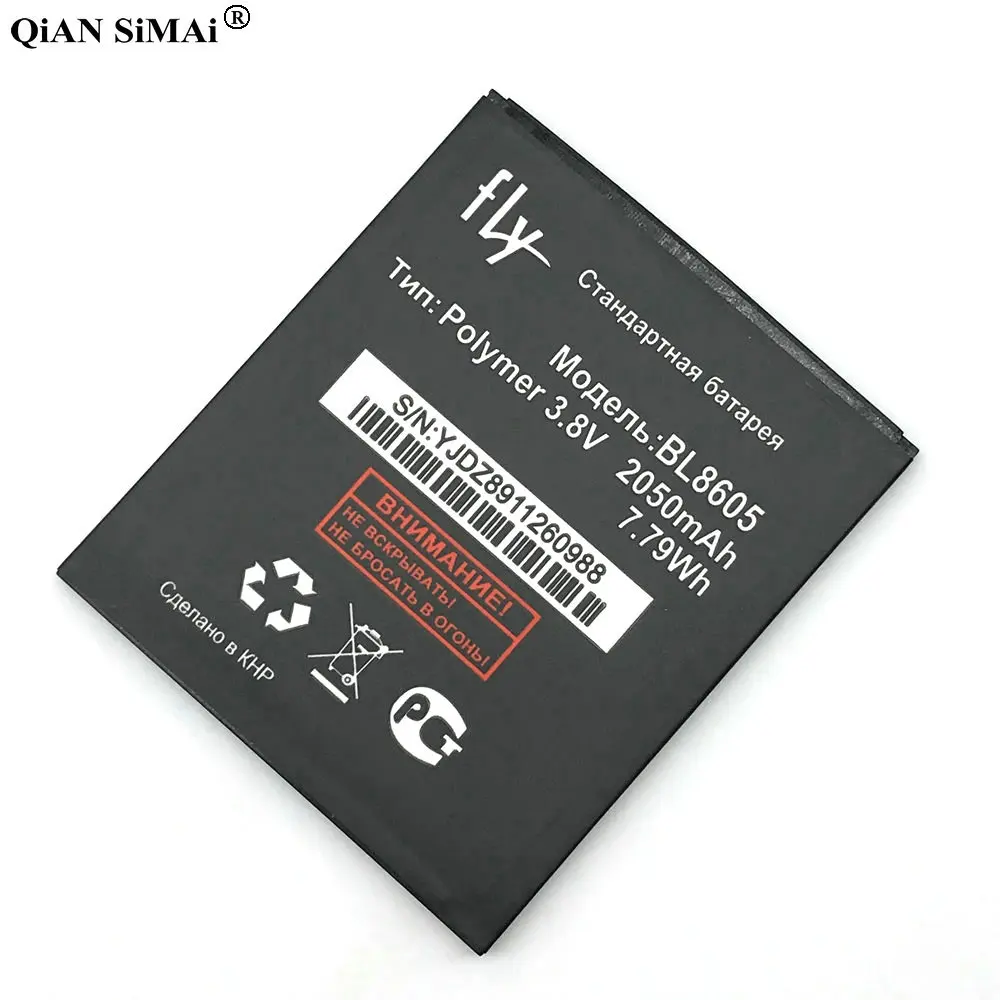 Новый высококачественный аккумулятор BL8605 2050 мАч для Телефона Fly FS502|battery for|battery for