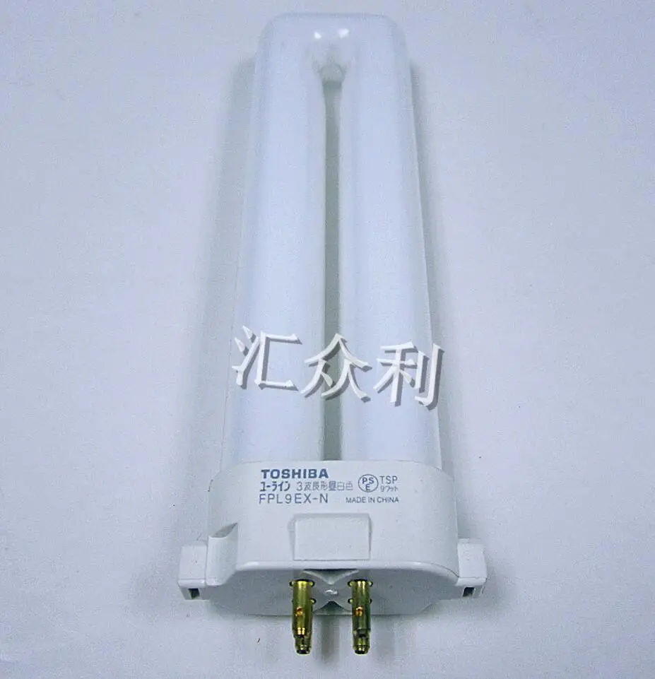 TOSHIBA FPL9EX N 9w cfl датированная компактная люминесцентная лампа, GX10q-1 9W