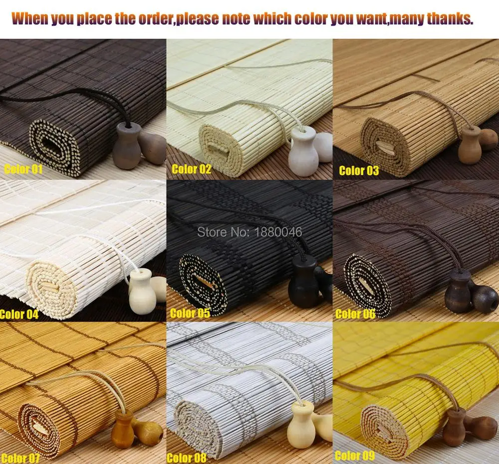 

Wholesale Window Roller Blind Bamboo Blinds roller shutters bamboo roller shades black roller shades for windows