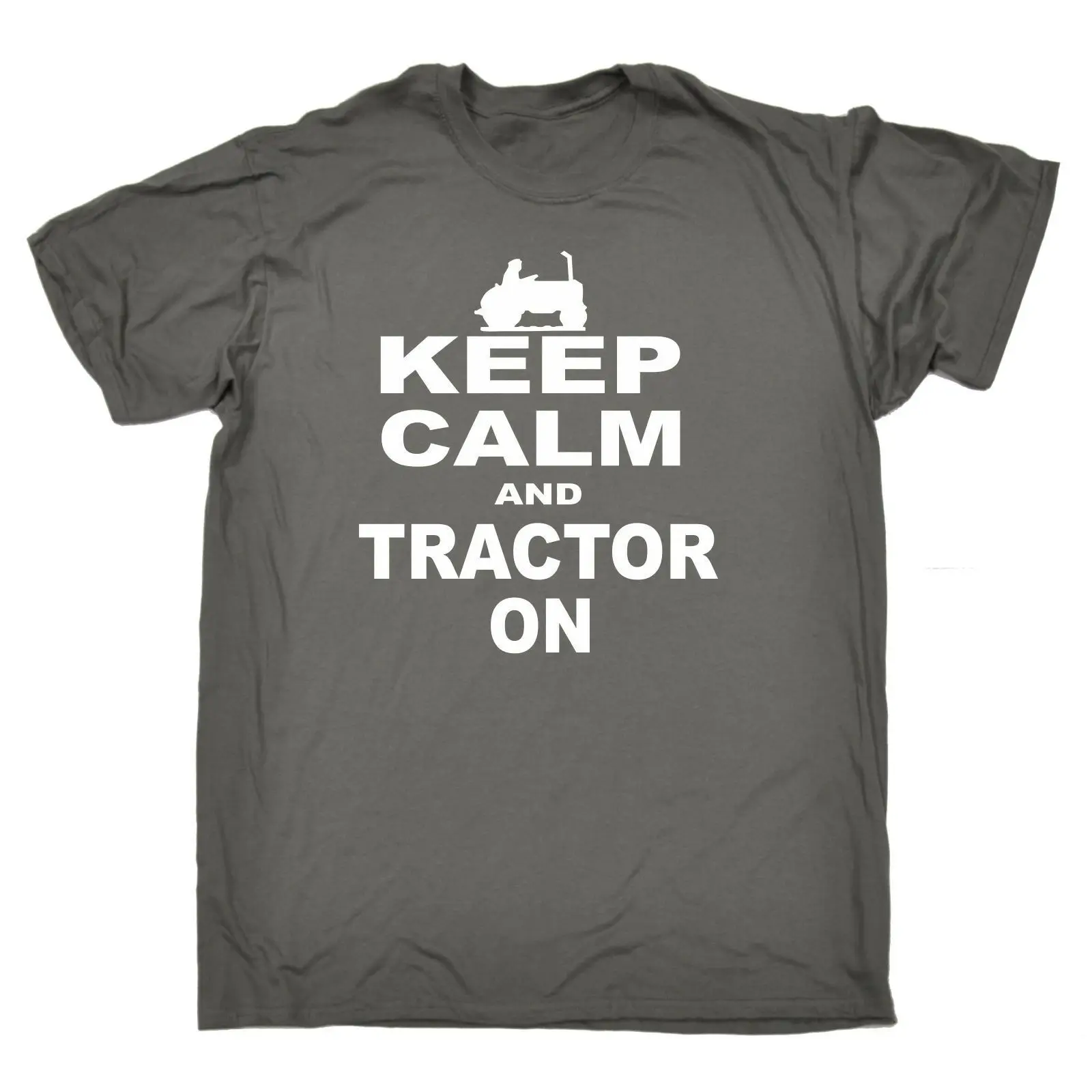 Футболка с надписью Keep Calm And Tractor On Farmer Farming лучший подарок на день рождения