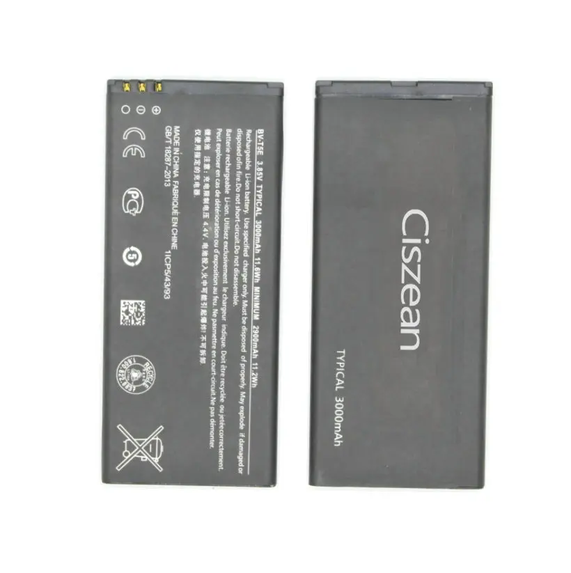 Ciszean 1x3000 мАч/11.6Wh BV-T5E / BVT5E BV T5E Замена Батарея для Nokia Microsoft Lumia 950 RM-1106 RM-1104 RM-110 МПЮП |