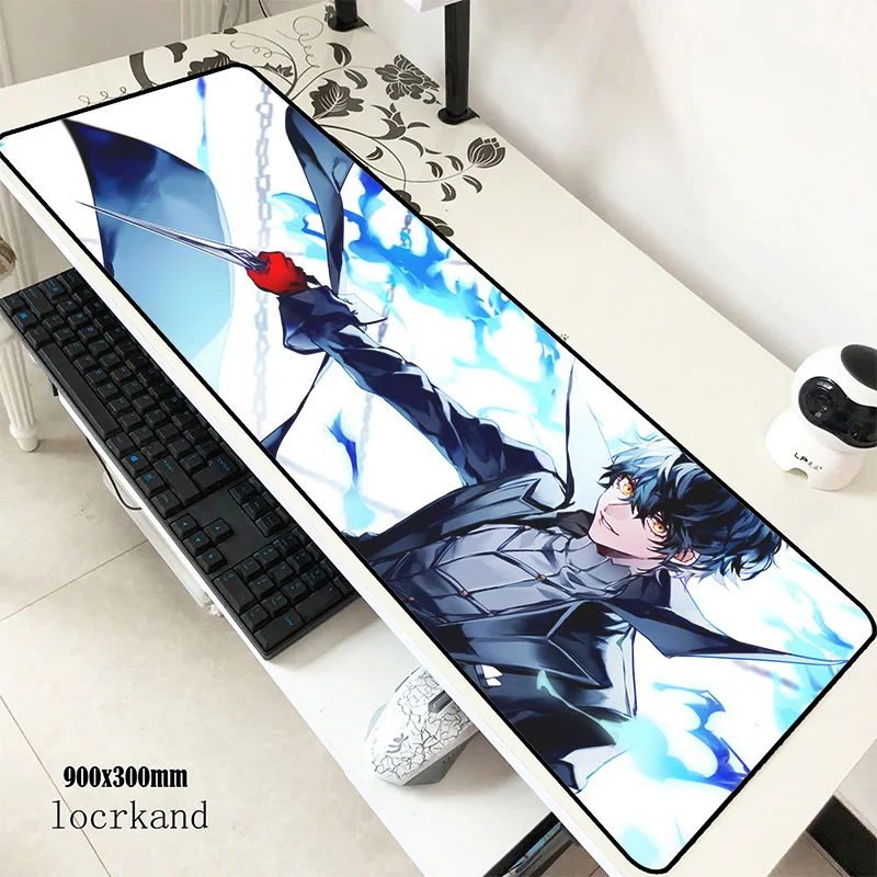 Persona 5 mats 900x300x3 мм игровой коврик для мыши с большой клавиатурой аниме ноутбук