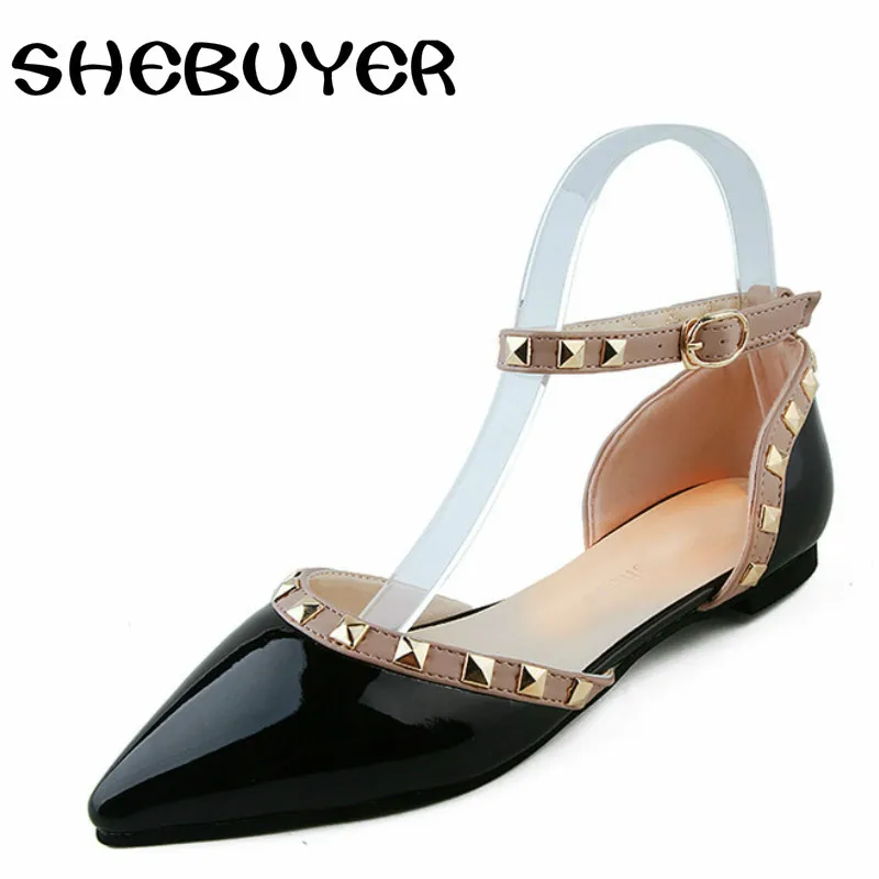 2019 Модные женские летние плоские босоножки на высоком каблуке пикантные