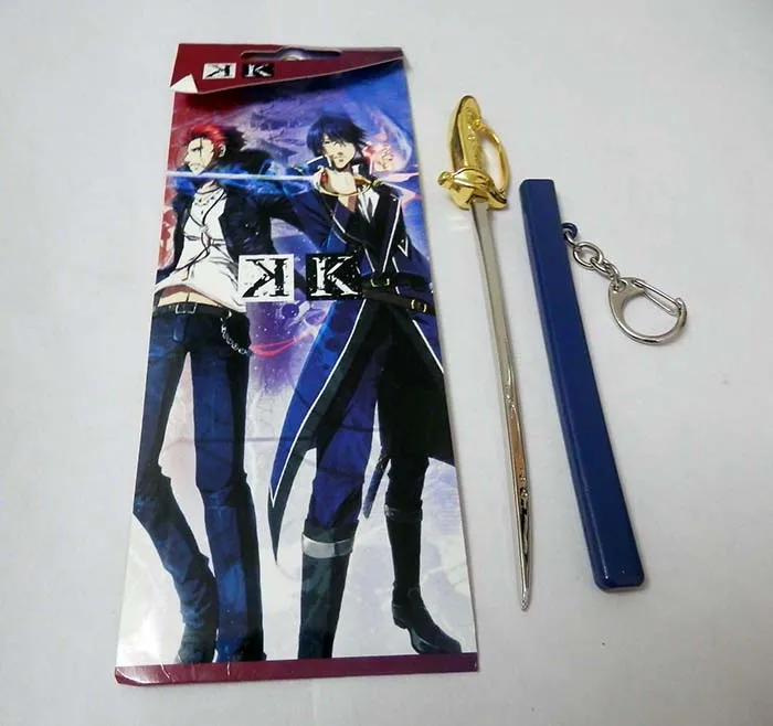 Оптовая продажа брелок для ключей из сплава Аниме K project модель цинка коллекция