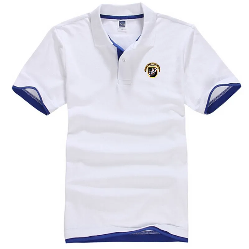 Casual short sleeve Polo Shirt Men t shirts Camisa Masculina Homme Mens 46th Special Forces printing Designer summer tshirt | Мужская