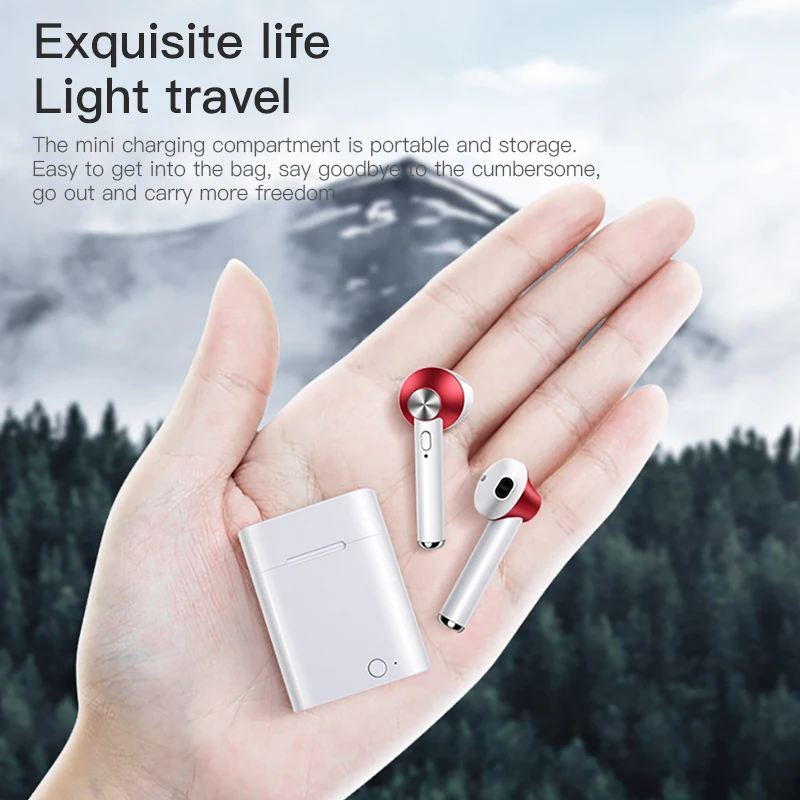 ACCEZZ TWS Bluetooth беспроводные наушники водонепроницаемые стерео кнопки управления водонепроницаемые наушники для iphone XS samsung мобильный телефон