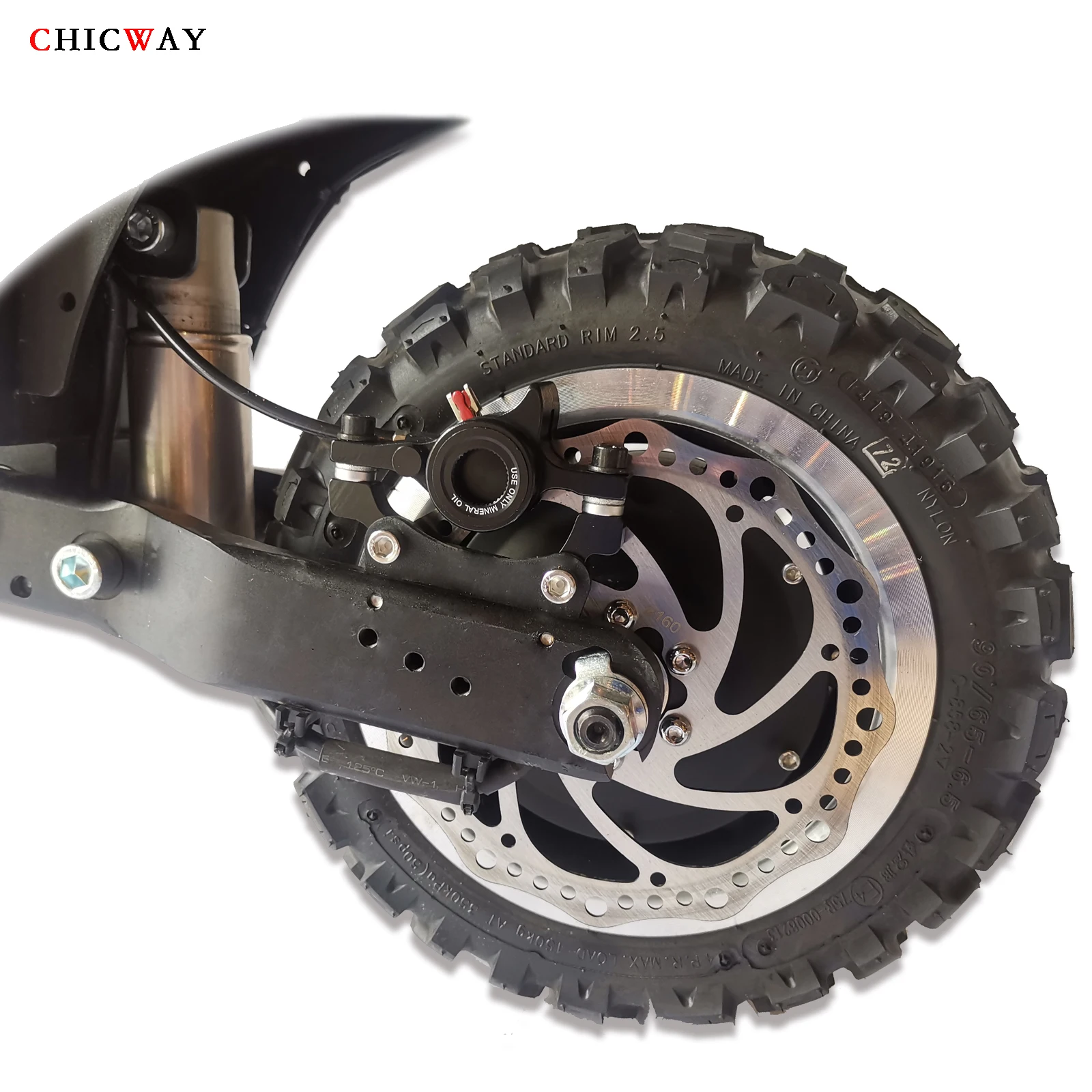 Электрический скутер CHICWAY BM с двойным приводом 11 дюймов 3200 Вт скорость 80 км/с