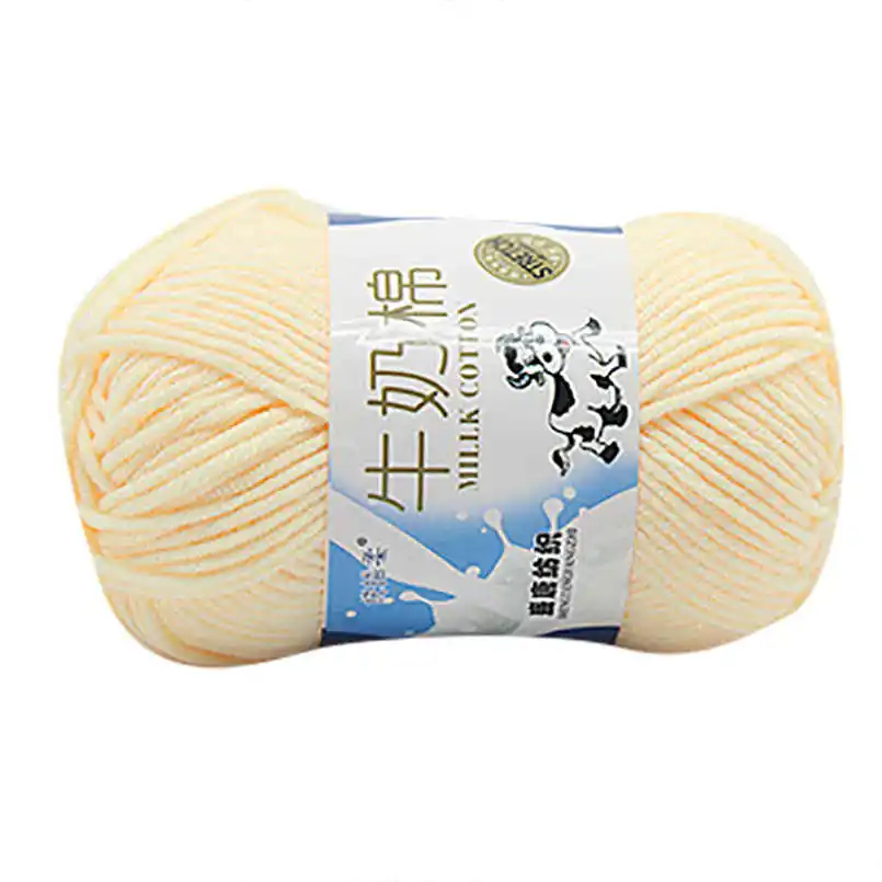 milk cotton wool 1 шт., 50 г, новинка, массивное, красочное, ручное вязание, счеты, молочный хлопок, молочное волокно, хлопковая пряжа, шерсть, бархат, вязание крючком для ручного вязания, DIY5pz - Цвет: milk cotton wool