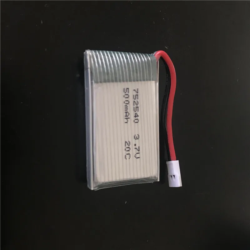 3 7 V 500 мА/ч 20C RC игрушки Lipo Батарея 1S для V252 JXD385 Syma X5 X5C H5C X5SC X5SW JXD 523 Вт JJRC H43WH мини Дрон