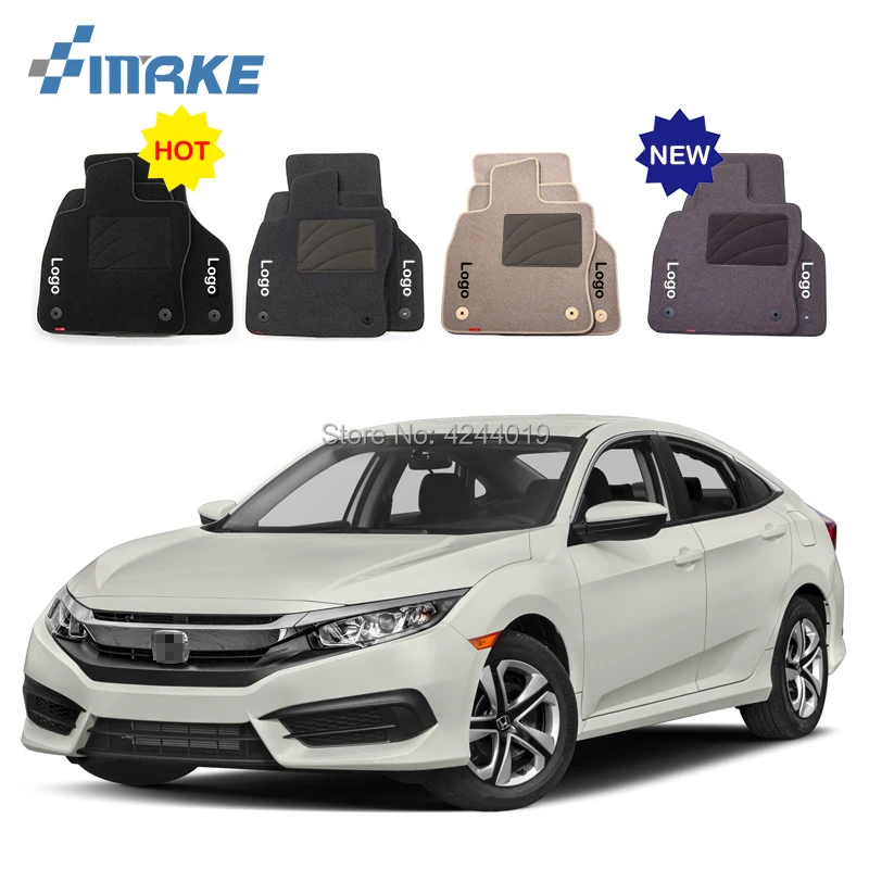 Для Honda Civic автомобильные коврики передний задний ковер полный комплект лайнер