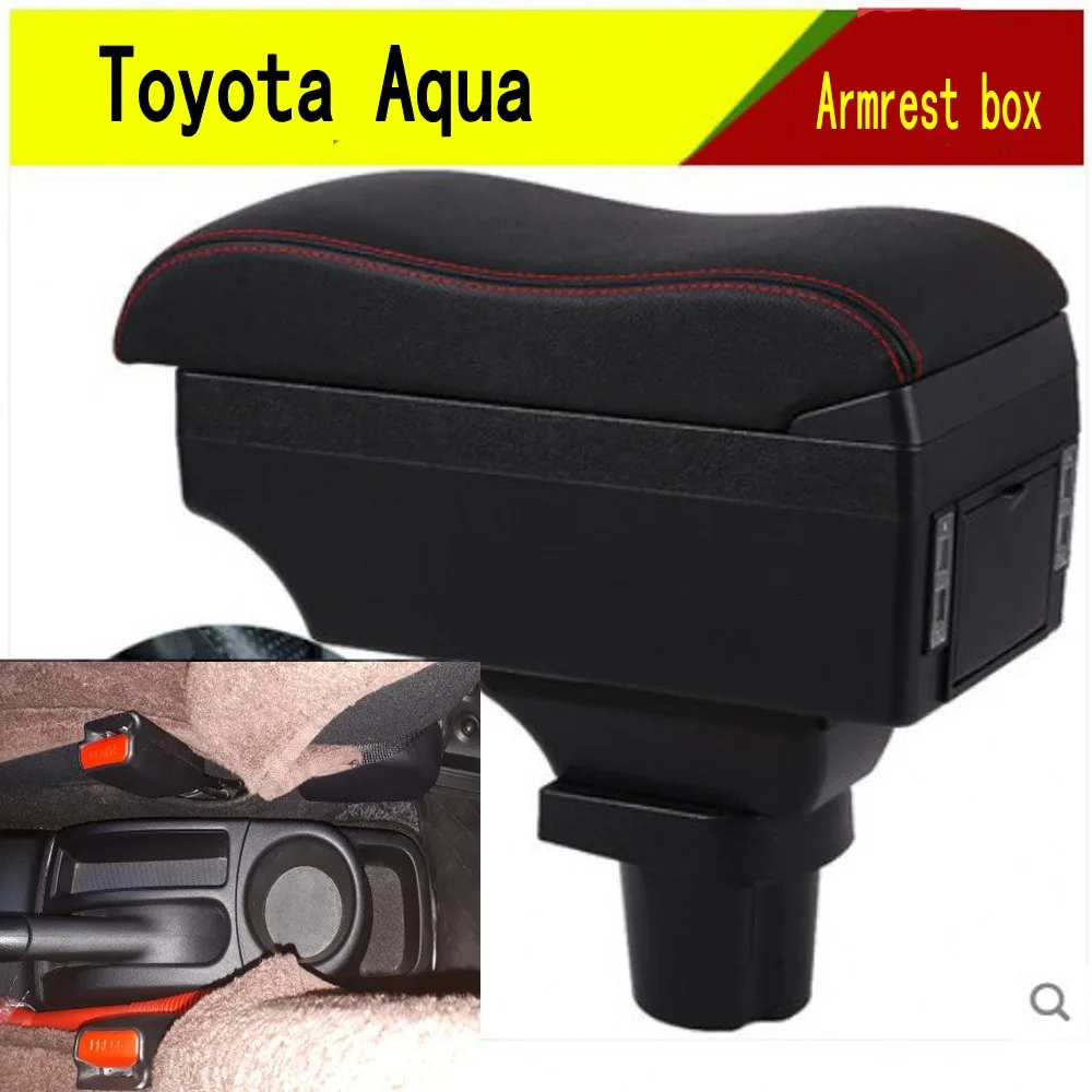 Подлокотник для Toyota Aqua центральный контейнер хранения подстаканник пепельница
