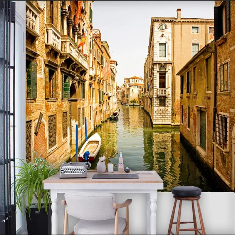 Фотовспышка из серебристого шелка Настенные обои для спальни гостиной ресторана