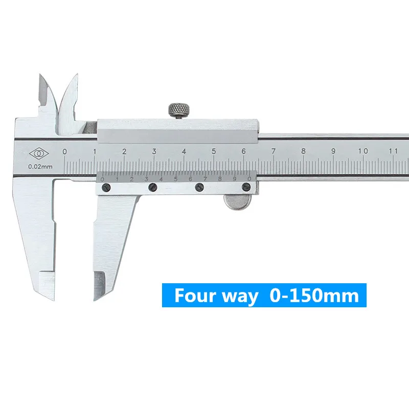 Штангенциркуль четырехсторонний 0 02 мм 125 мм|vernier caliper|stainless steel vernier calipersteel caliper |