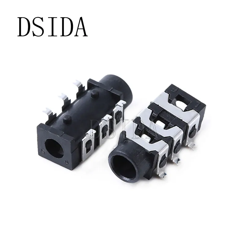 10 шт. PJ313D PJ 313D 3 5 мм Женский аудио разъем SMT 6Pin стерео для наушников SMD