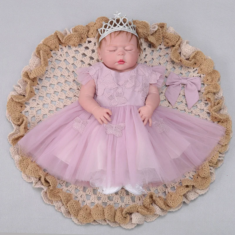 

Bebes reborn 55 см, спящие куклы для новорожденных, силиконовые куклы для всего тела, детские куклы, игрушки для детей, подарок, кукла принцессы, reborn