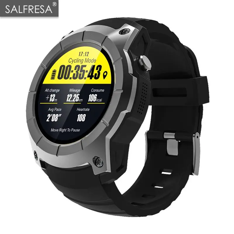 Gps Смарт часы S958 Шагомер фитнес трекер монитор сердечного ритма SALFRESA Smartwatch