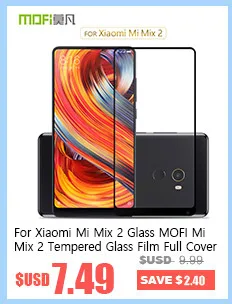 Для Xiaomi mi Mix 2 чехол-накладка MOFI mi x 2, жесткий чехол-накладка из поликарбоната для mi x 2, Жесткий Чехол mi x2 mi cro, матовый чехол