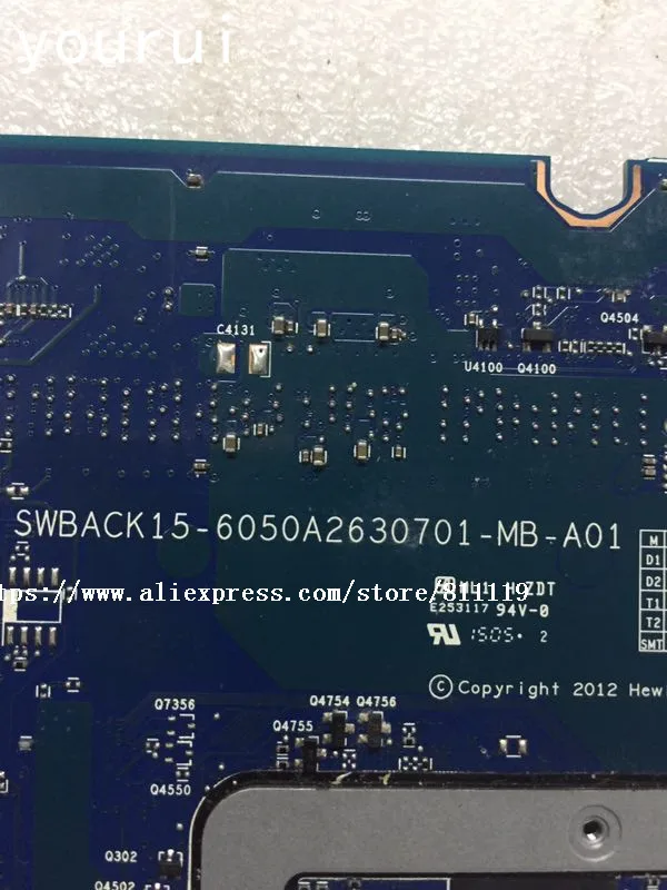 Yourui для HP Elitebook 820 G1 ноутбук материнская плата 76177-601 76177-001 аккумулятор большой