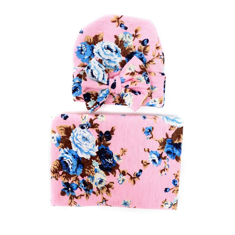 Комплект постельного белья с одеялом для новорожденных накидка цветочным