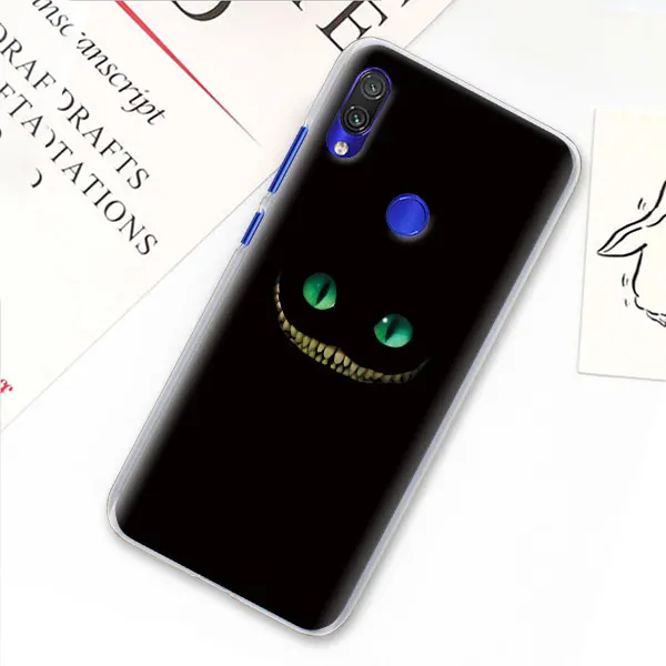 Алиса в стране чудес Чеширский Кот Чехол для телефона для Xiao mi Red mi 7 5 6 Pro Note 7 Pro 5 5A 6 mi A1 A2 8 Lite 9 чехол Coque - Цвет: 03