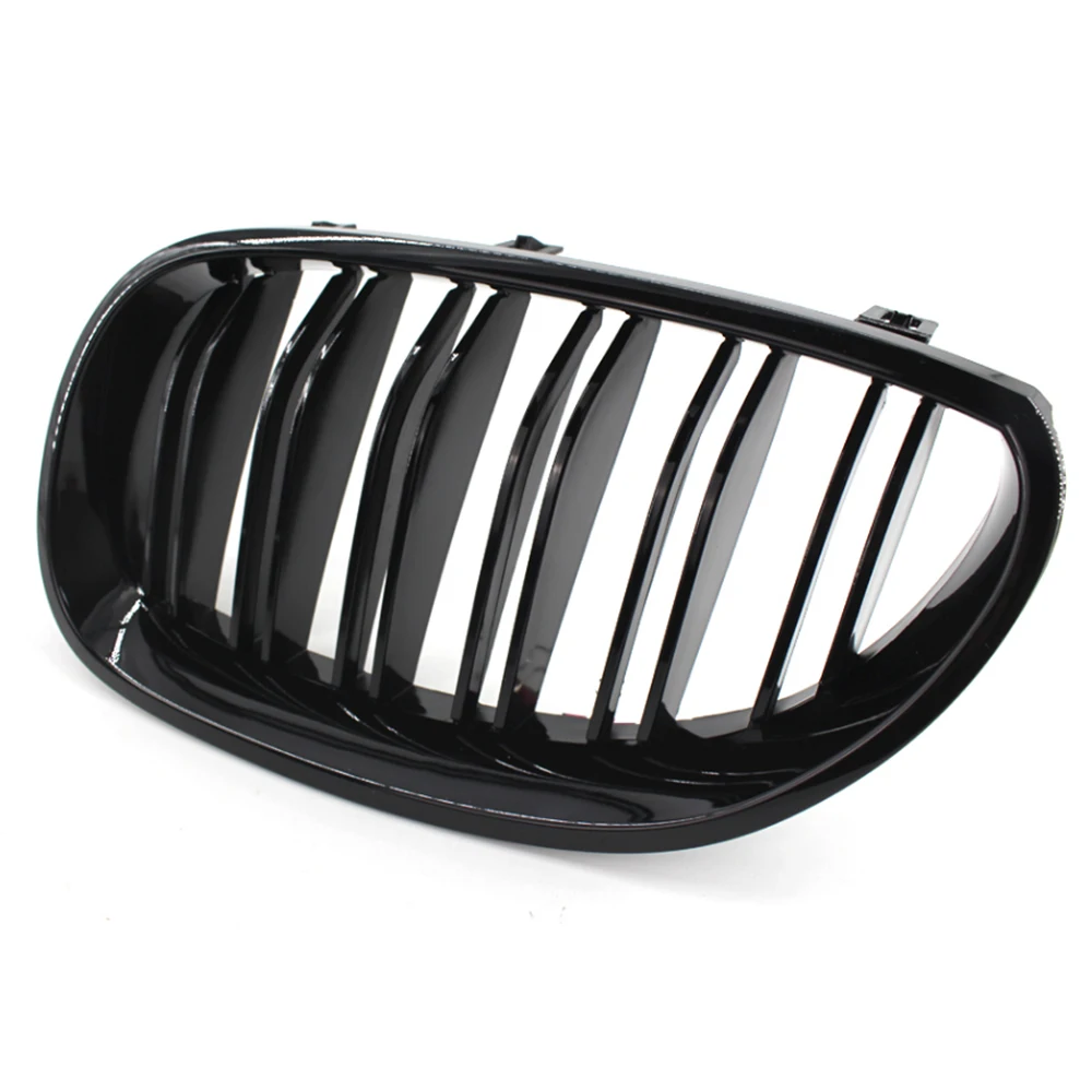 

SBAIREA E60 Car Front Grill E61 5 Series 2004-2009 Double Slat Grill Styling Kidney M5 Car Racing Grill grade do carro