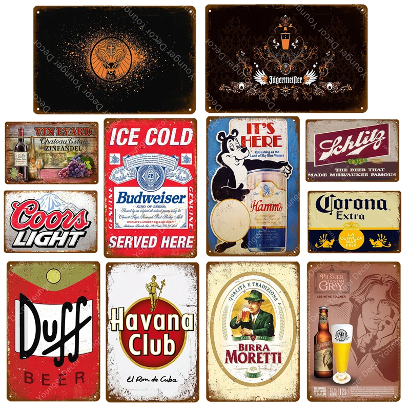 Бесплатная ледяная холодная пивная доска винтажные металлические оловянные