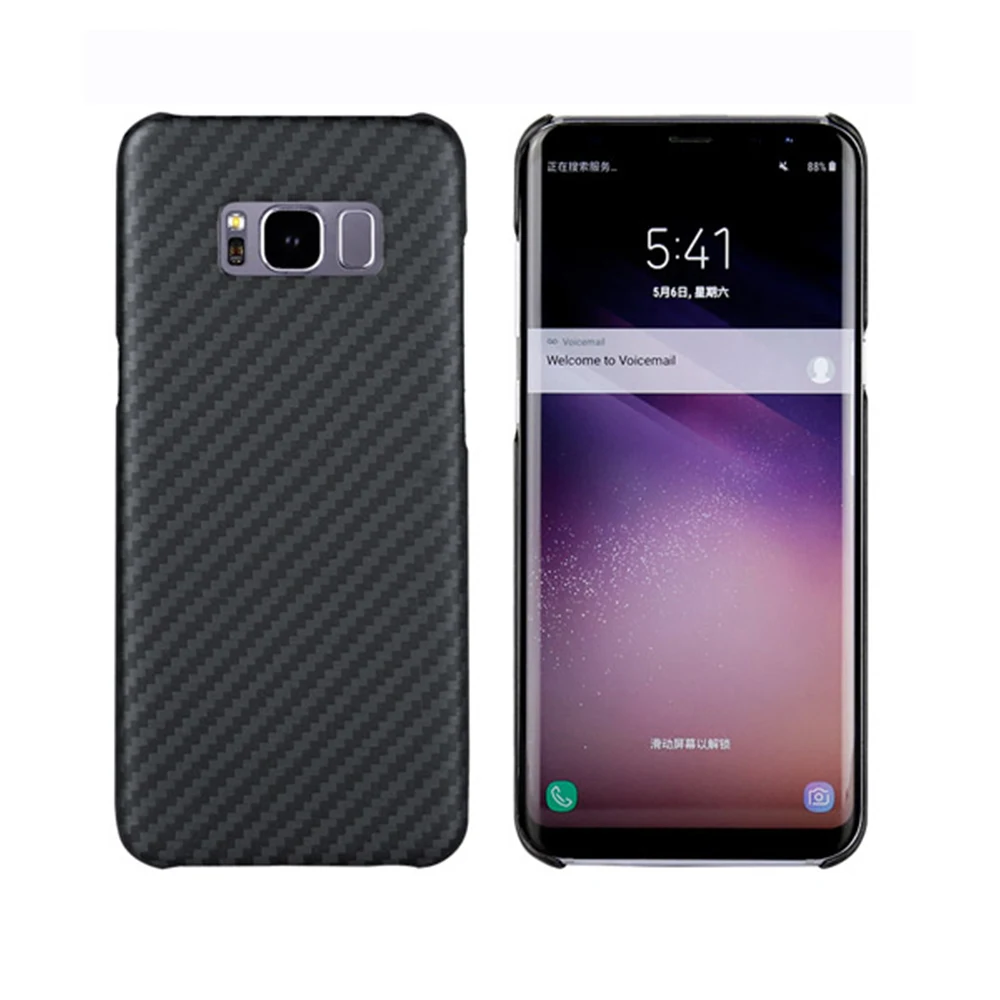 For S8 Case Ультратонкий чехол из арамидного волокна для samsung Galaxy Note 9, чехол, роскошный чехол, 3 K, чехол из углеродного волокна для samsung S8 S8 Plus, чехол - Цвет: For S8 Case
