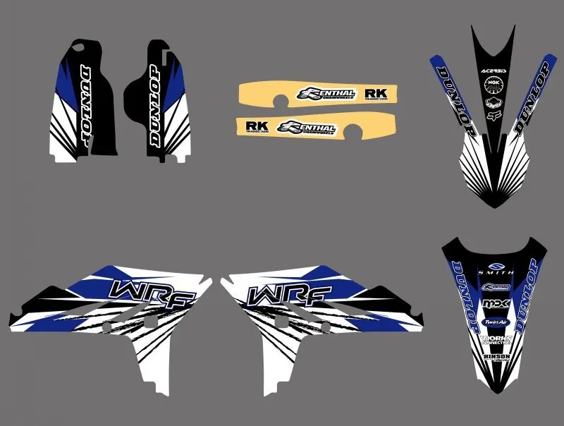 0503 новый стиль КОМАНДА ГРАФИКА фоны наклейки для Yamaha WR450F WRF450 2012 2013 2014 WR 450F WRF 450|graphic