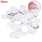 30 шт. металлический стикер инструмент для макияжа практичный DIY пустой Профессиональный туго тени для век дома для магнитной палитры косметики круглый