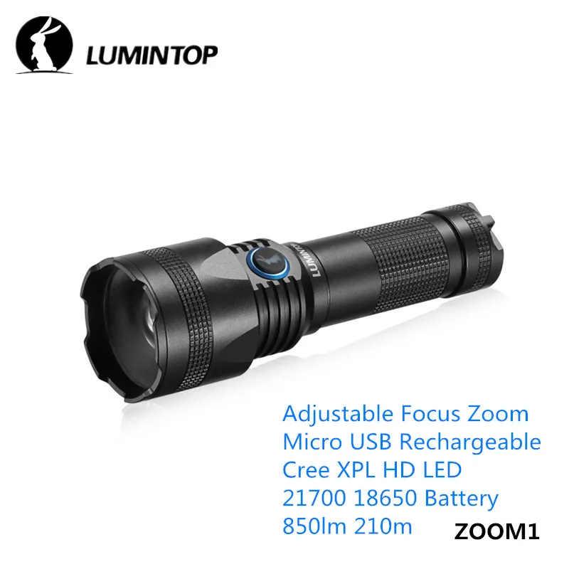 Светильник Zoom1 с регулируемым фокусом Cree XPL 21700 18650 фонари Micro USB Перезаряжаемый
