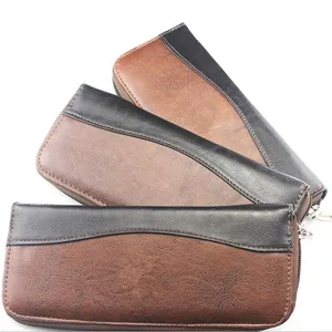 Чехол для парикмахерских ножниц, кожаный