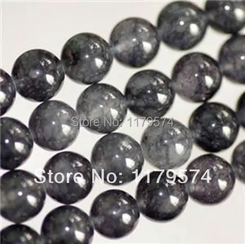 Бесплатная доставка товаров оптом и в розницу 8 мм серые турмалиновые круглые