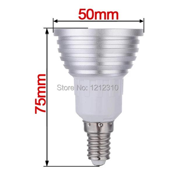 Горячая распродажа! Энергосберегающий светодиодный прожектор E14 4 Вт RGB 20