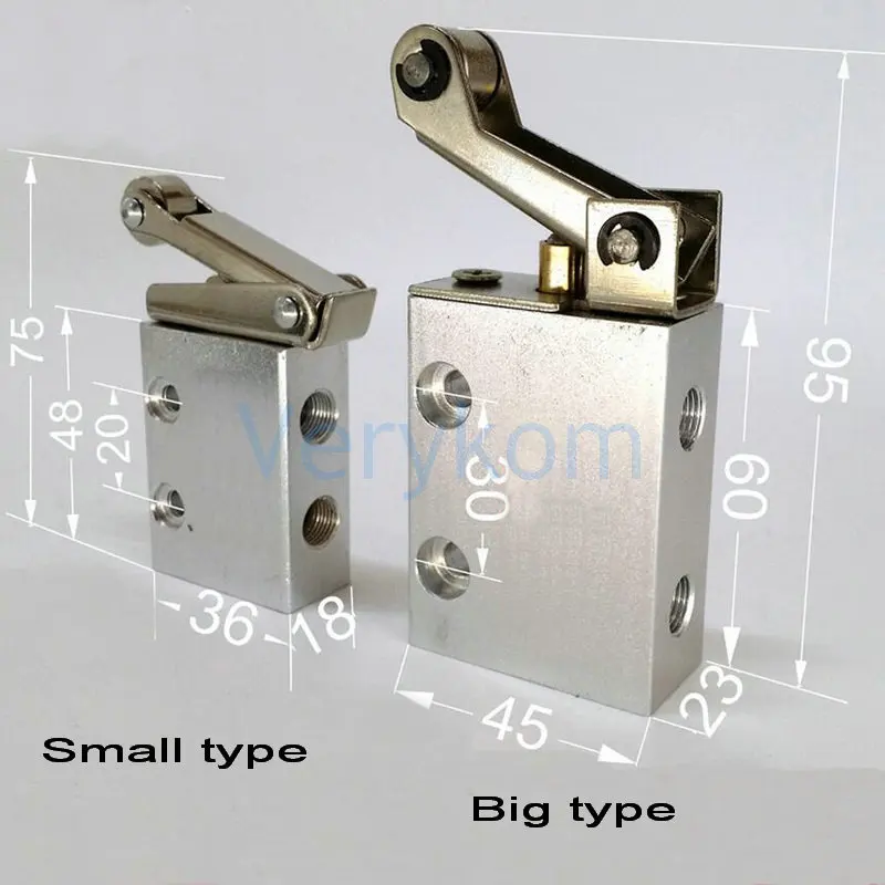 Оптовая продажа 20 шт./лот K23JC 3-ходовой ручной роликовый рычаг механический