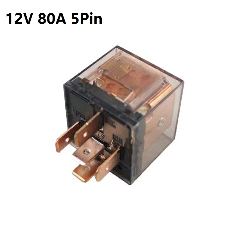12V 80A 5Pins KE LI MI 20x Авто DC 12 В 12 вольт катушка 80A AMP прозрачное SPDT реле 4 контакта 5 контактов сверхмощные ударные литые реле - Цвет: 12V 80A 5Pins