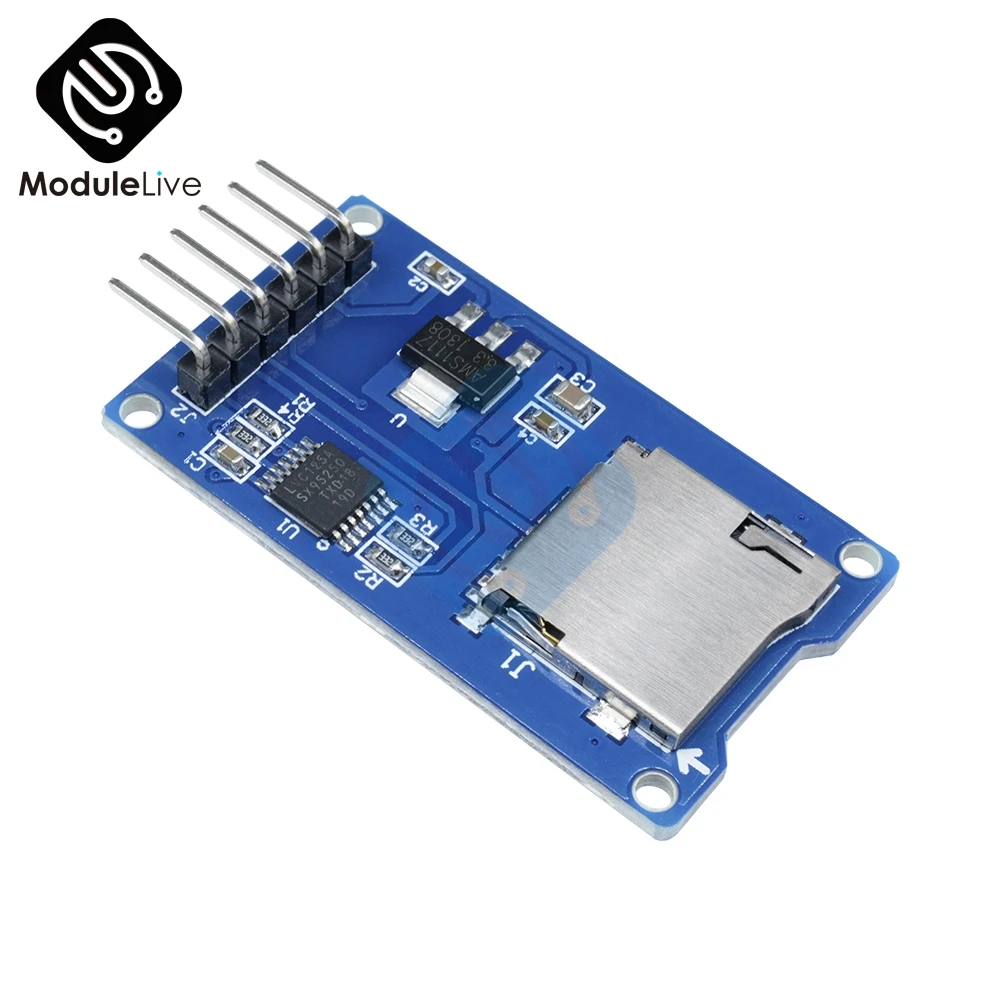Плата расширения Micro SD для Arduino 5 шт. защитная модуль памяти SPI TF карты|Детали и