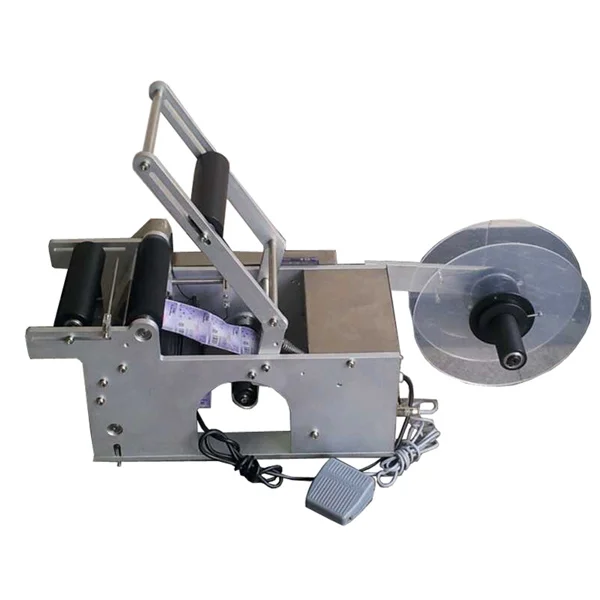 

Easy operate adhesive sticker labeling machine for round bottles