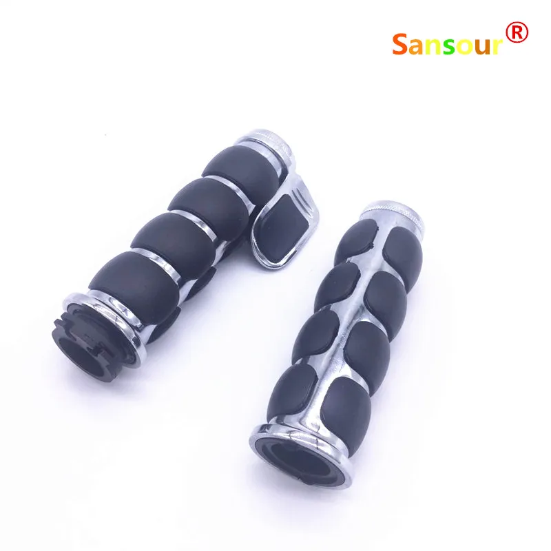 25 мм хромированная дроссельная заслонка для мотоцикла резиновая рукоятка руля