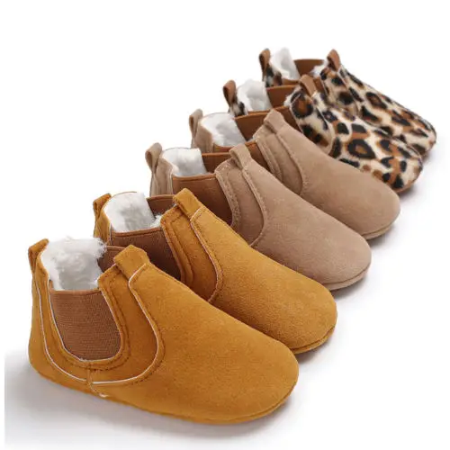 

Baby Toddler Soft Sole Leather Anti-slip Shoes Infant Boy Girl Comfortable Shoes
