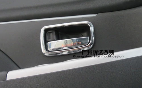 Хромированная рамка для внутренней дверной ручки из АБС пластика обшивка Mitsubishi