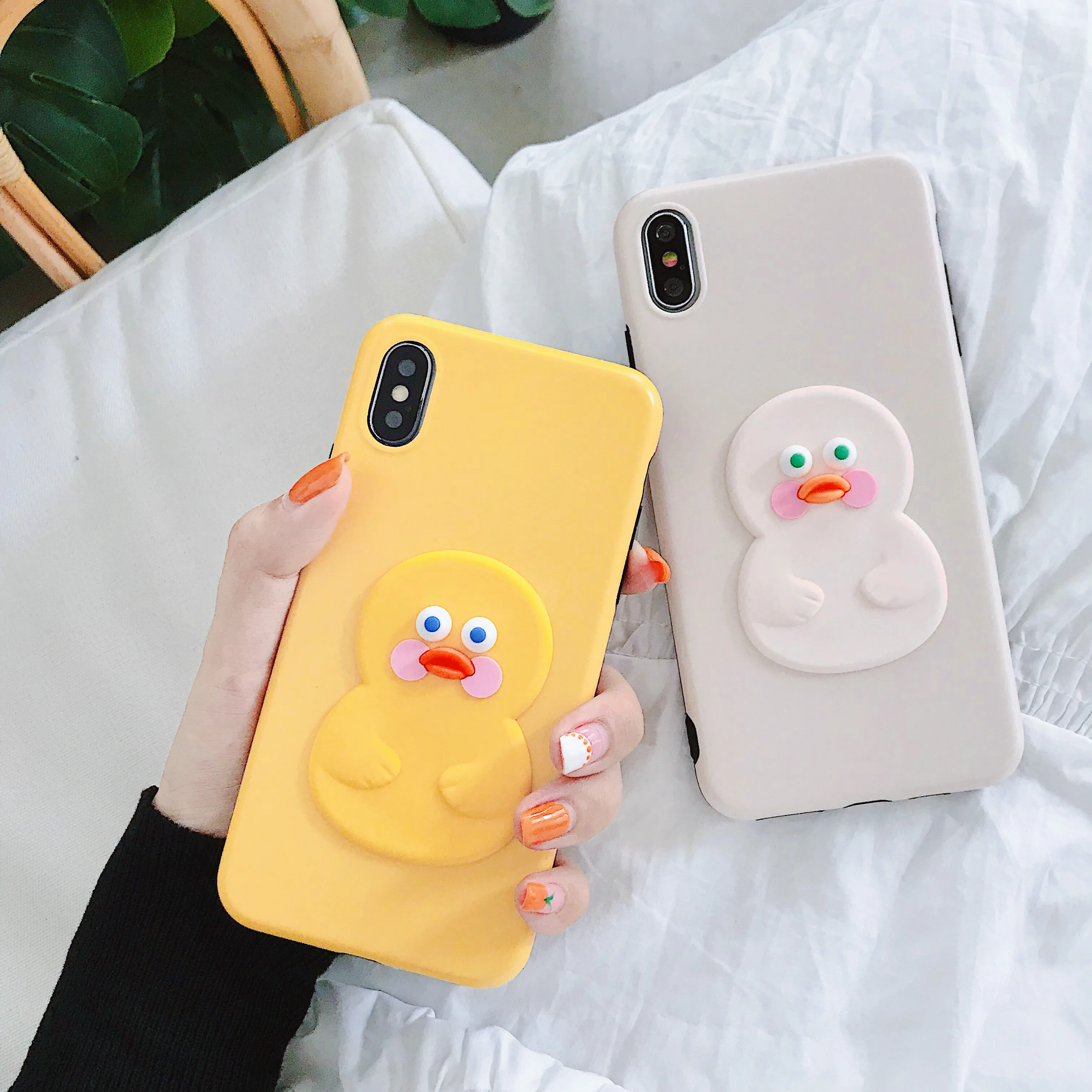 PEIPENG 3D Забавный силиконовый чехол для телефона с изображением утки из