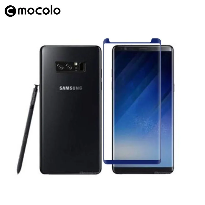 Mocolo для Samsung Galaxy Note 8 3D изогнутые закаленное Стекло Экран протектор отверстие