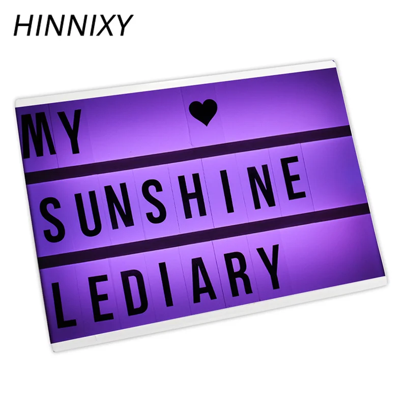 Hinnixy DIY буквы символ карты светодиодный ночник AA батарея прикроватный стол Декор