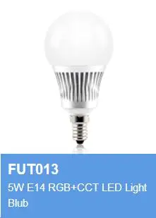 Mi Light AC85V 265V 110V 220V E27 E14 GU10 MR16 4W 5W 6W 9W 12W RGB + CCT Светодиодная лампа работает с