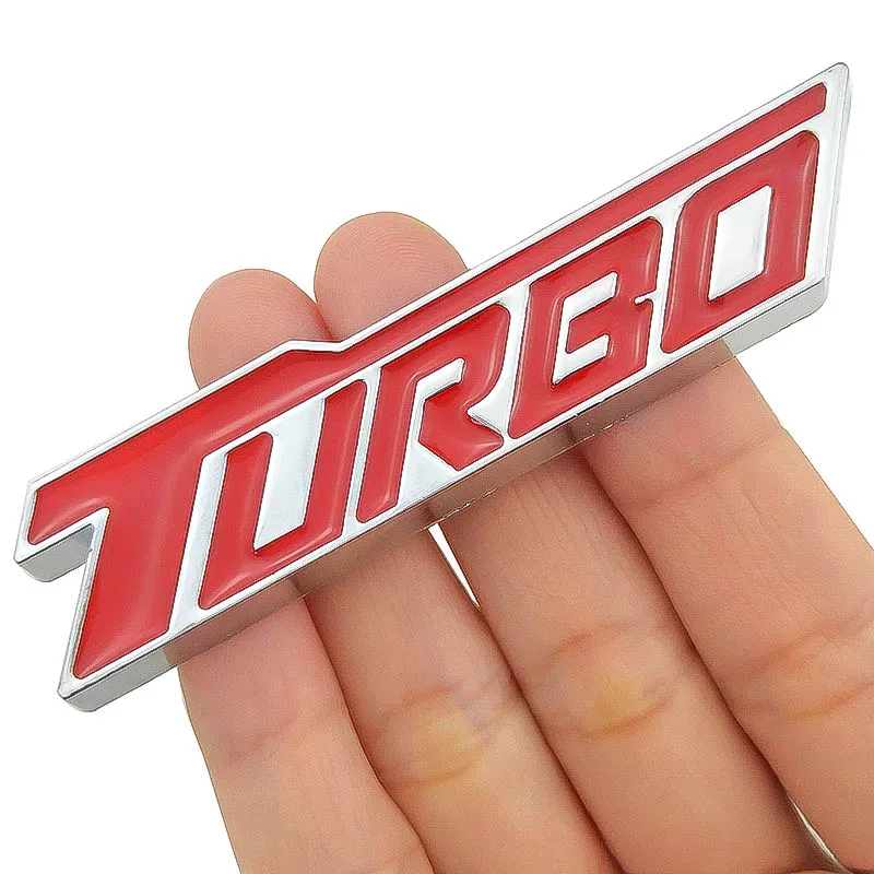 3D METAL Emblem TURBO GRILL Rear Trunk Car Badge car sticker for Ford focus 2 skoda Peugeot lada Renault Stickers Voiture | Автомобили и