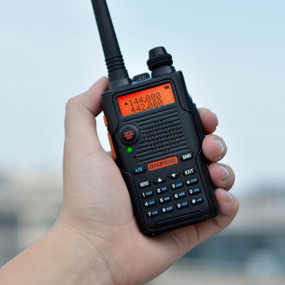 2 шт. Baofeng UV 5R EX 5W двухдиапазонный двухсторонний Радио рация перезаряжаемая