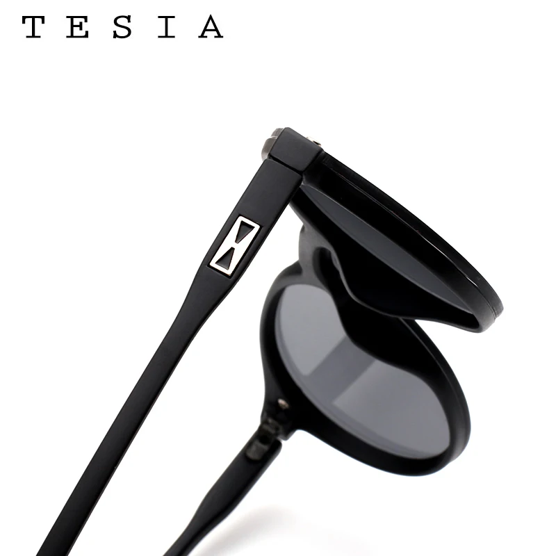

TESIA Euro 2016 Ladies Sunglasses Brand Designer Flat Mirror Oval Sun Glasses For Women Men Transparent Eyewear Frames T207
