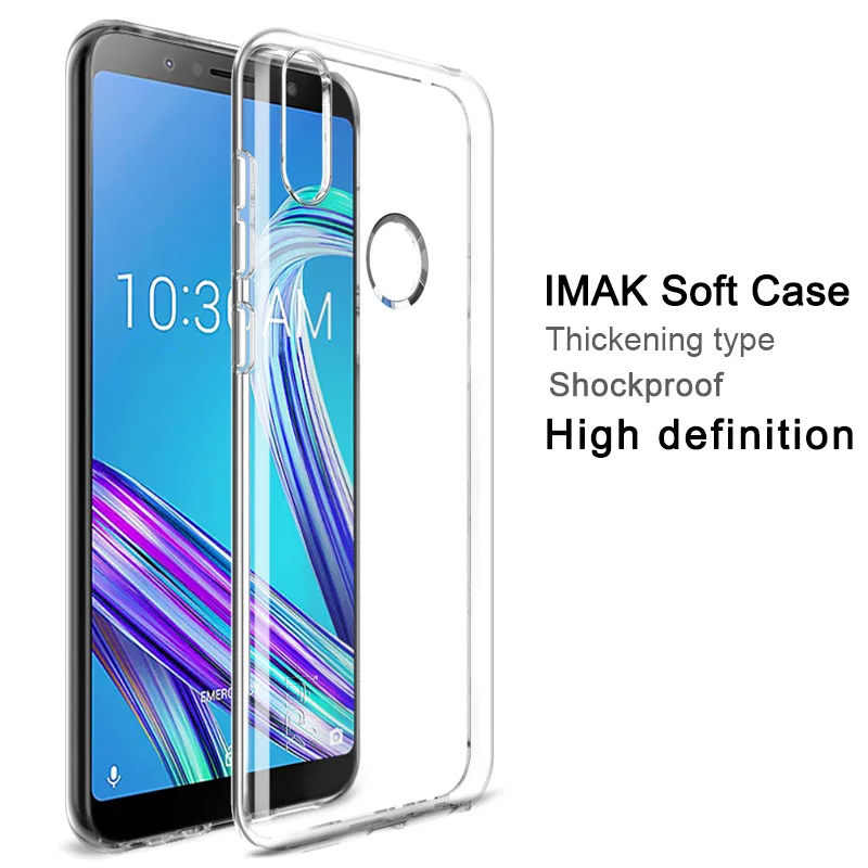 Чехол IMAK для Asus Zenfone Max Pro M1 ZB601KL ZB602KL облегающий чехол высокого качества из ТПУ